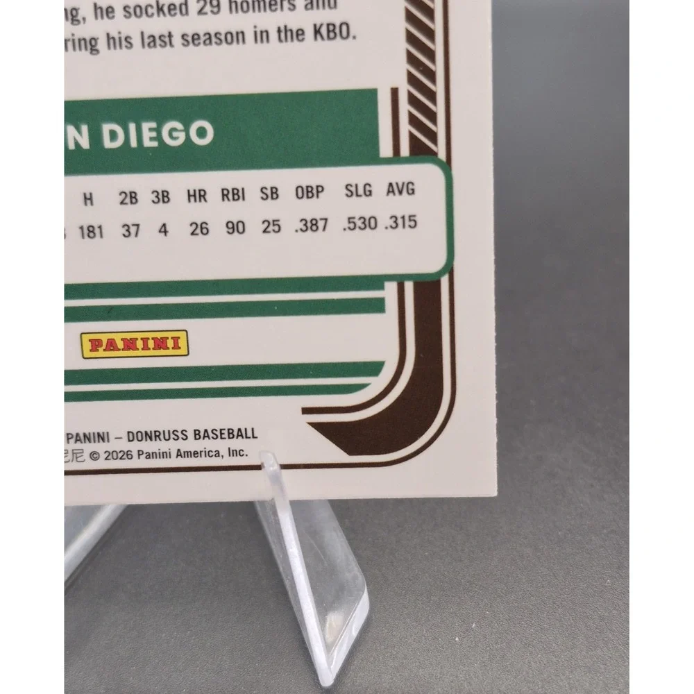 2026 Panini Donruss Baseball Sung-mun Song #15 Rated Rookie Holo Prizm Padres